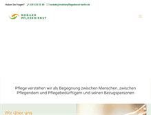 Tablet Screenshot of mobilerpflegedienst-berlin.de